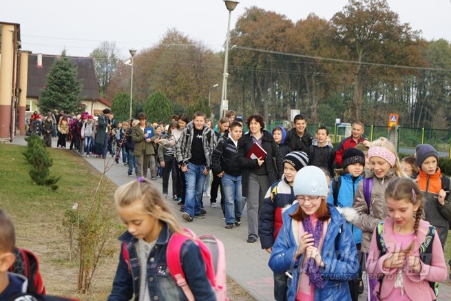 Pożar w szkole w Kamionce