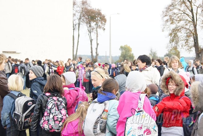 Pożar w szkole w Kamionce