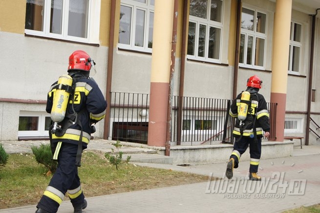 Pożar w szkole w Kamionce