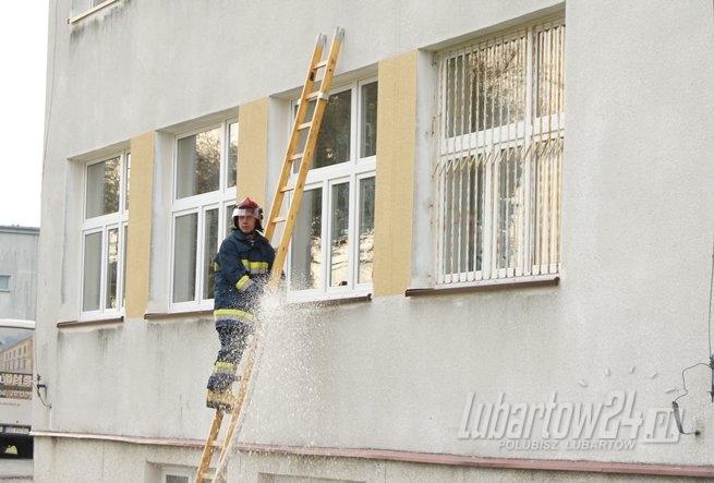 Pożar w szkole w Kamionce