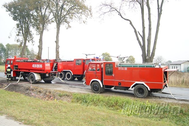 Pożar w szkole w Kamionce