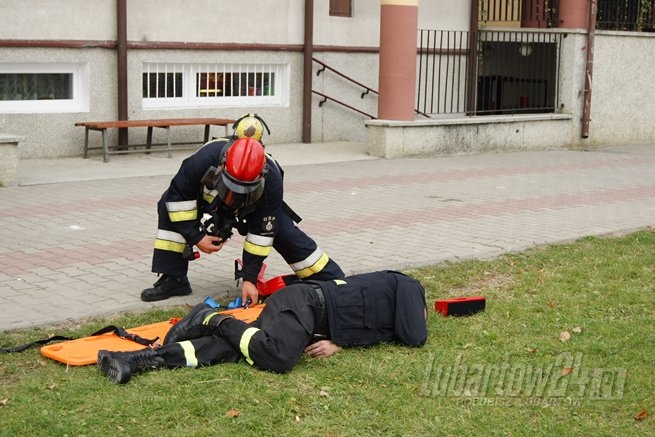 Pożar w szkole w Kamionce