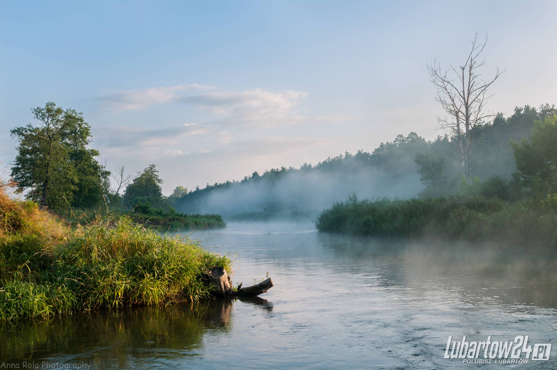 Dzisiejszy poranek nad rzeką Wieprz