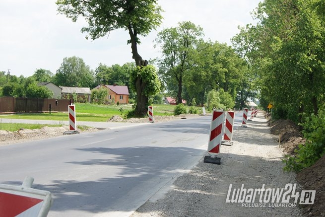 Remont drogi Kamionka - Lubartów