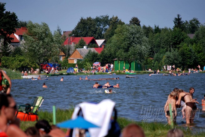 na plaży