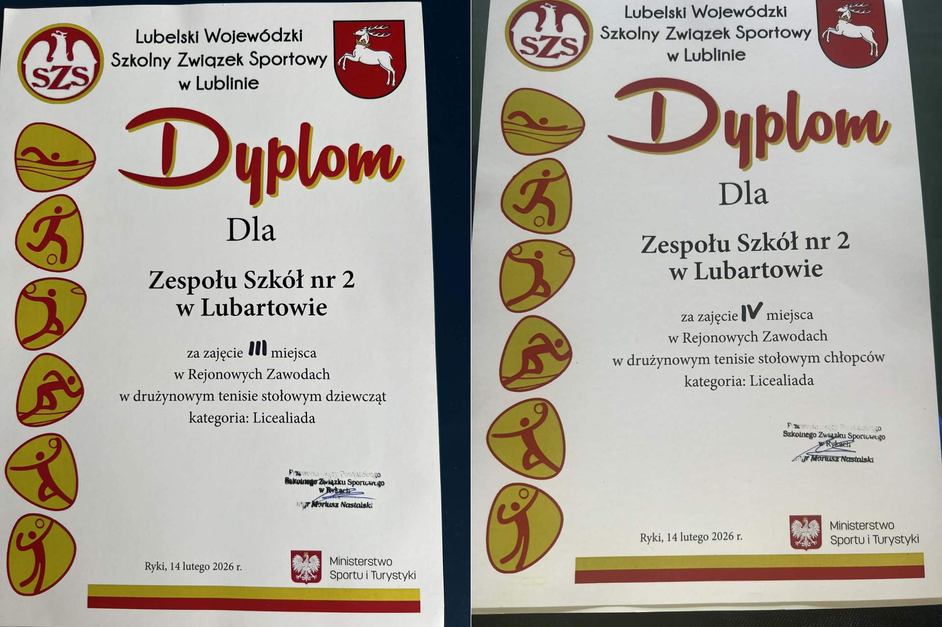 Dobry występ młodych tenisistów