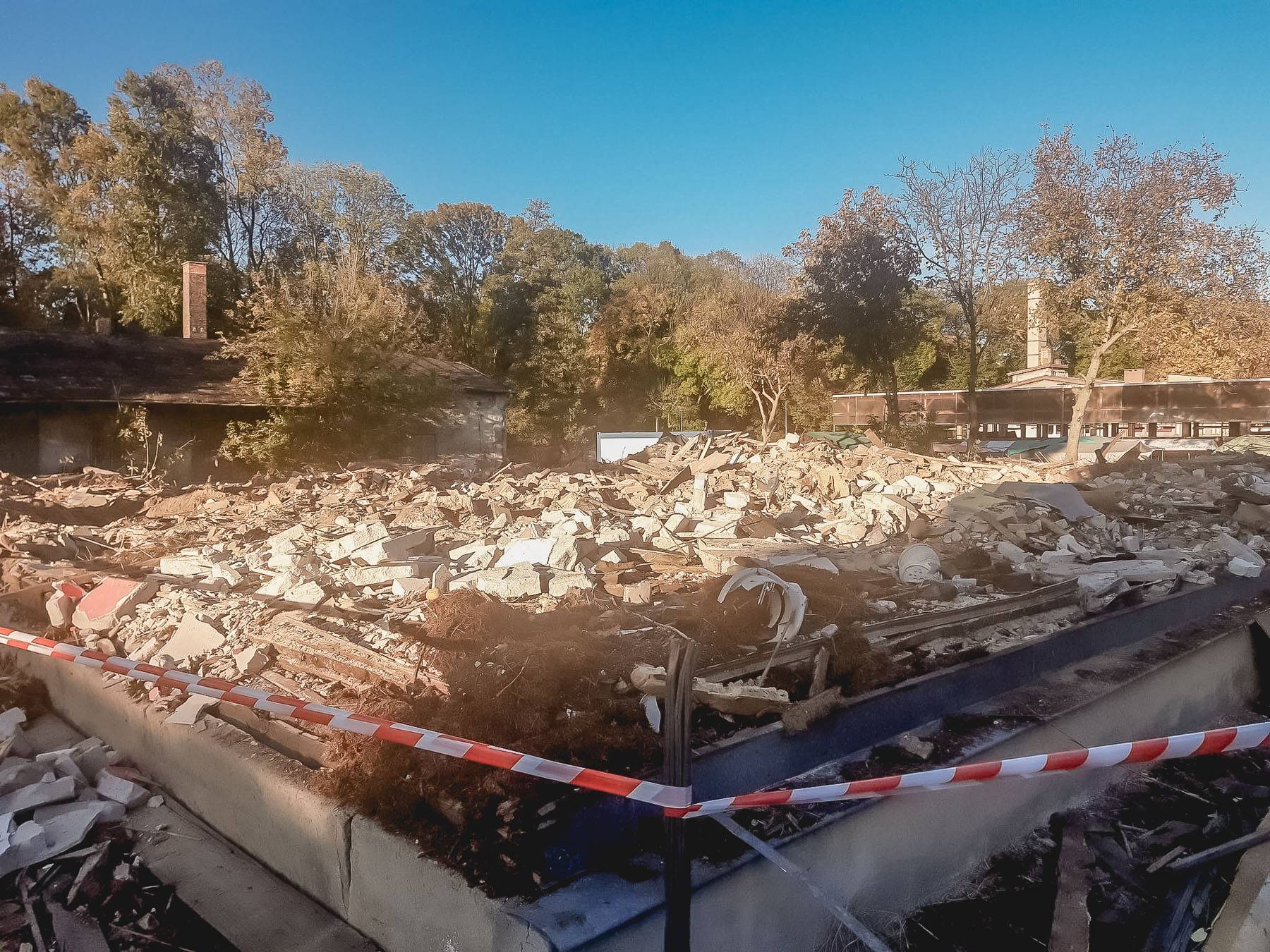 rozbiórka budynku przy ul Kościuszki