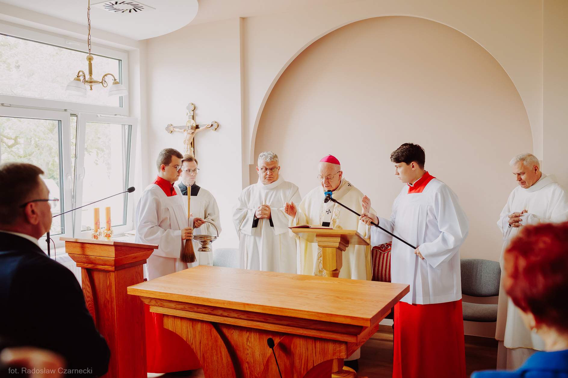 Poświęcenie Kaplicy i nowego budynku Hospicjum w Lubartowie