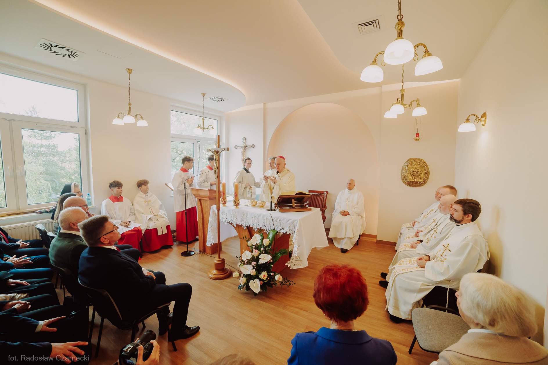 Poświęcenie Kaplicy i nowego budynku Hospicjum w Lubartowie