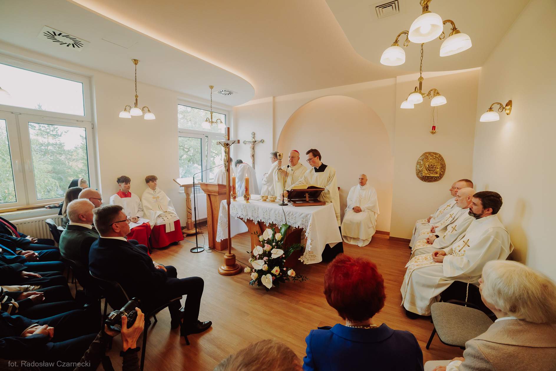Poświęcenie Kaplicy i nowego budynku Hospicjum w Lubartowie