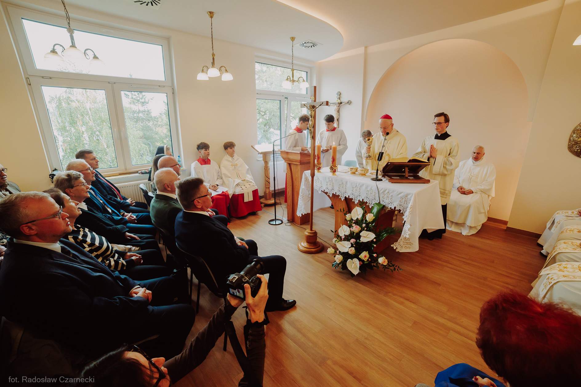 Poświęcenie Kaplicy i nowego budynku Hospicjum w Lubartowie