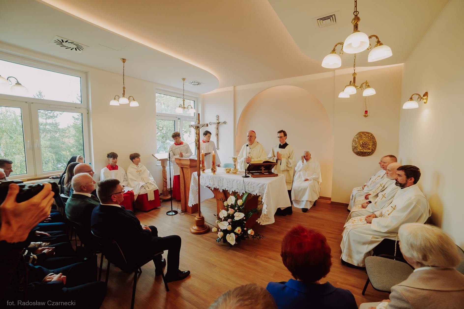 Abp Budzik poświęcił kaplicę i nową część hospicjum w Lubartowie