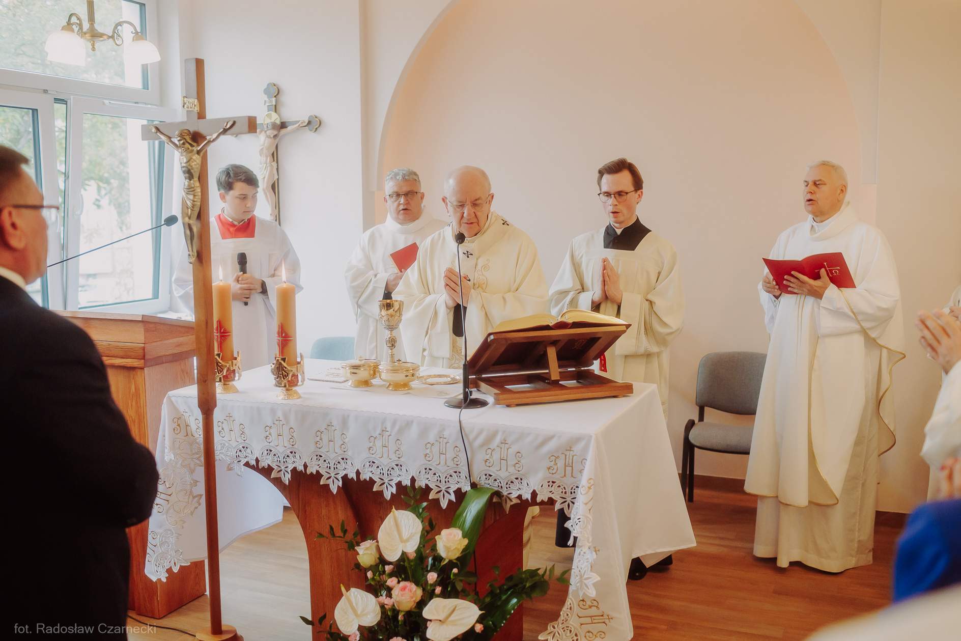 Poświęcenie Kaplicy i nowego budynku Hospicjum w Lubartowie