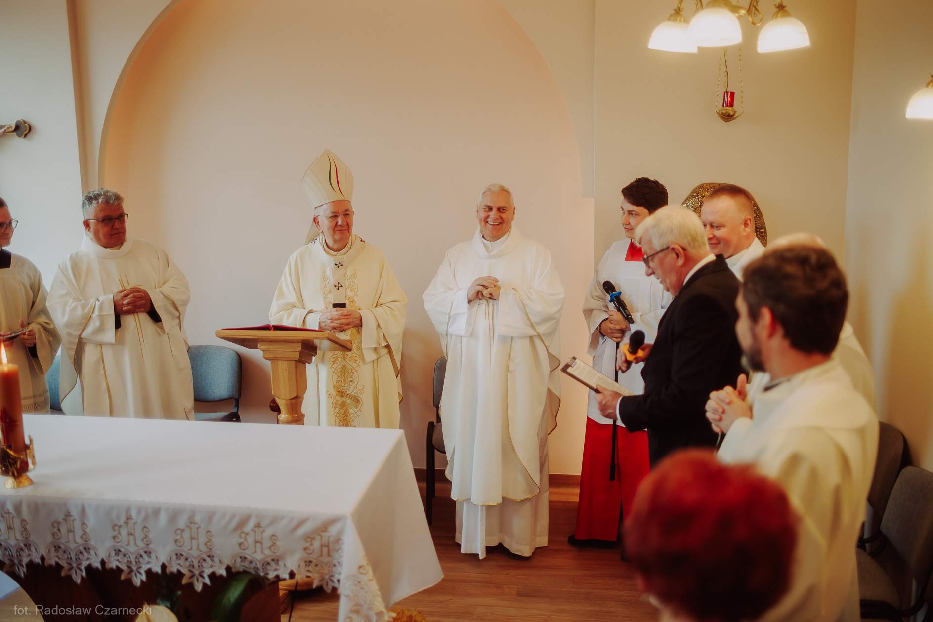 Poświęcenie Kaplicy i nowego budynku Hospicjum w Lubartowie