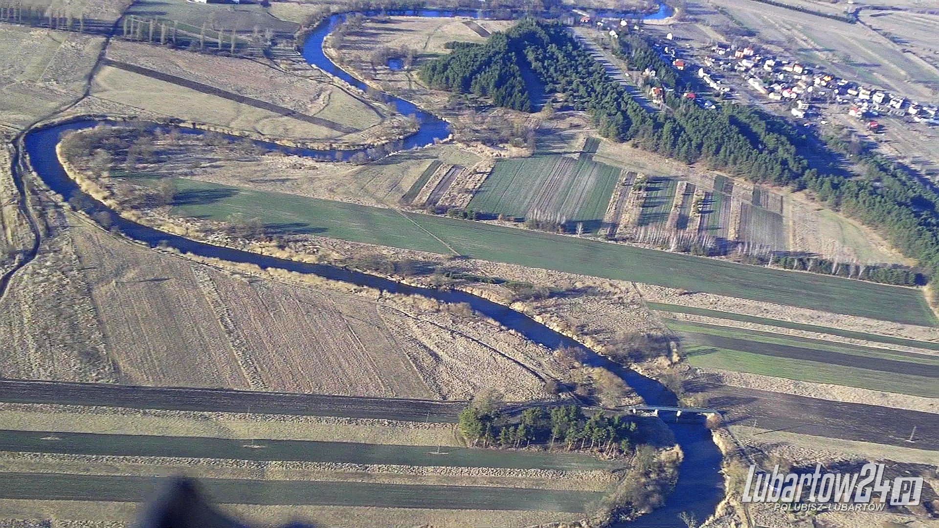Wieprz lutową porą-16II2015r. Nowy mostek do Garbarni.