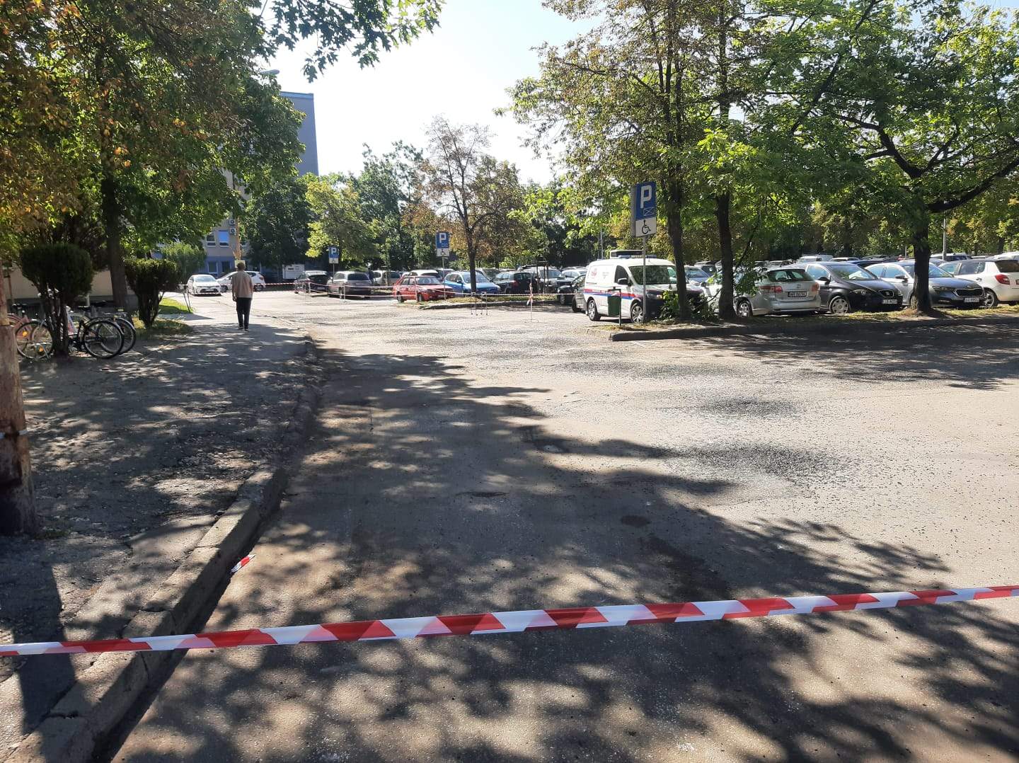 naprawili parking przy szpitalu