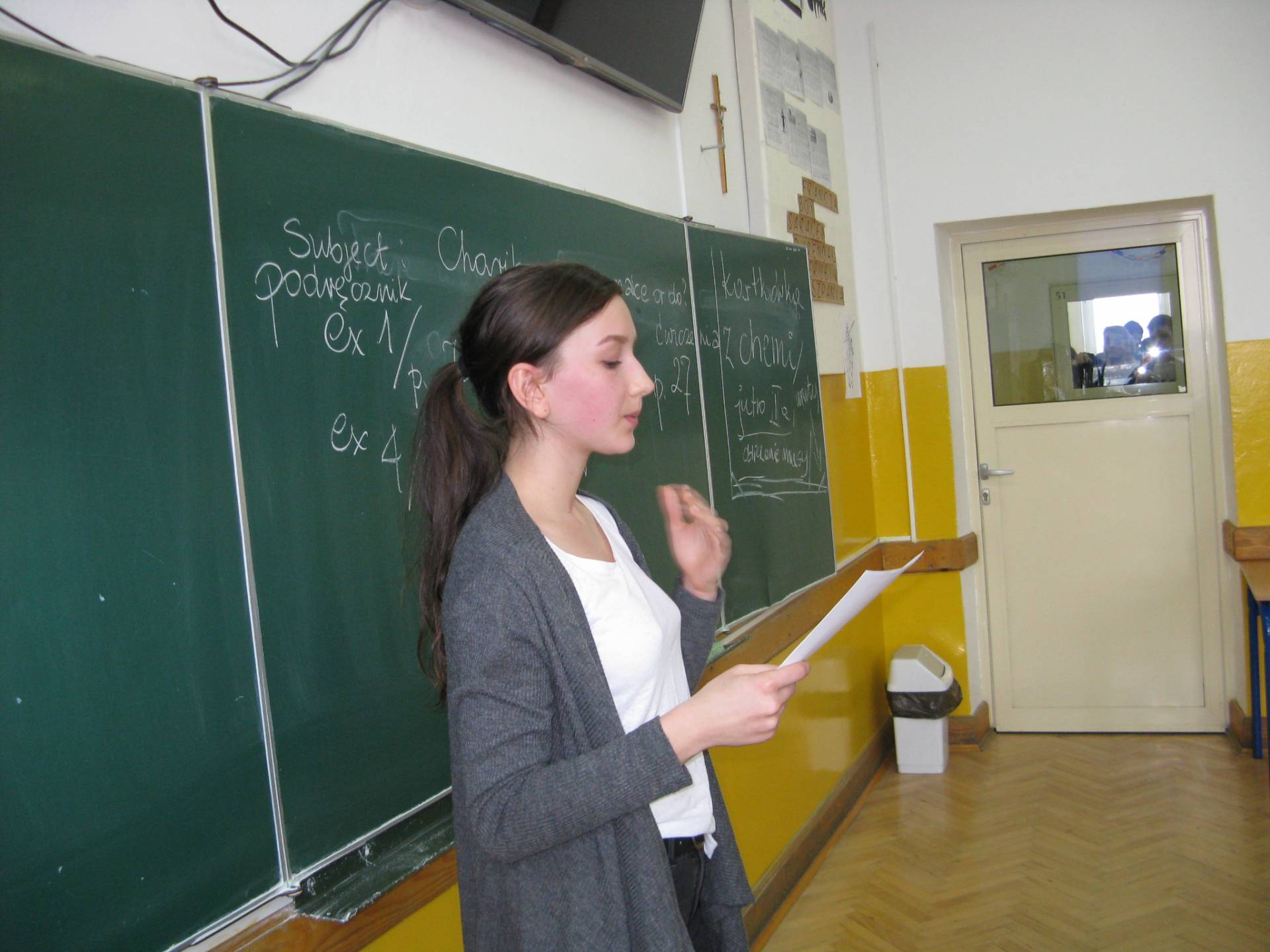 Gimnazjaliści ze Skrobowa o Polsce po angielsku
