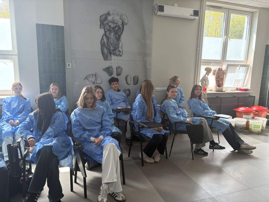 II LO na warsztatach anatomicznych