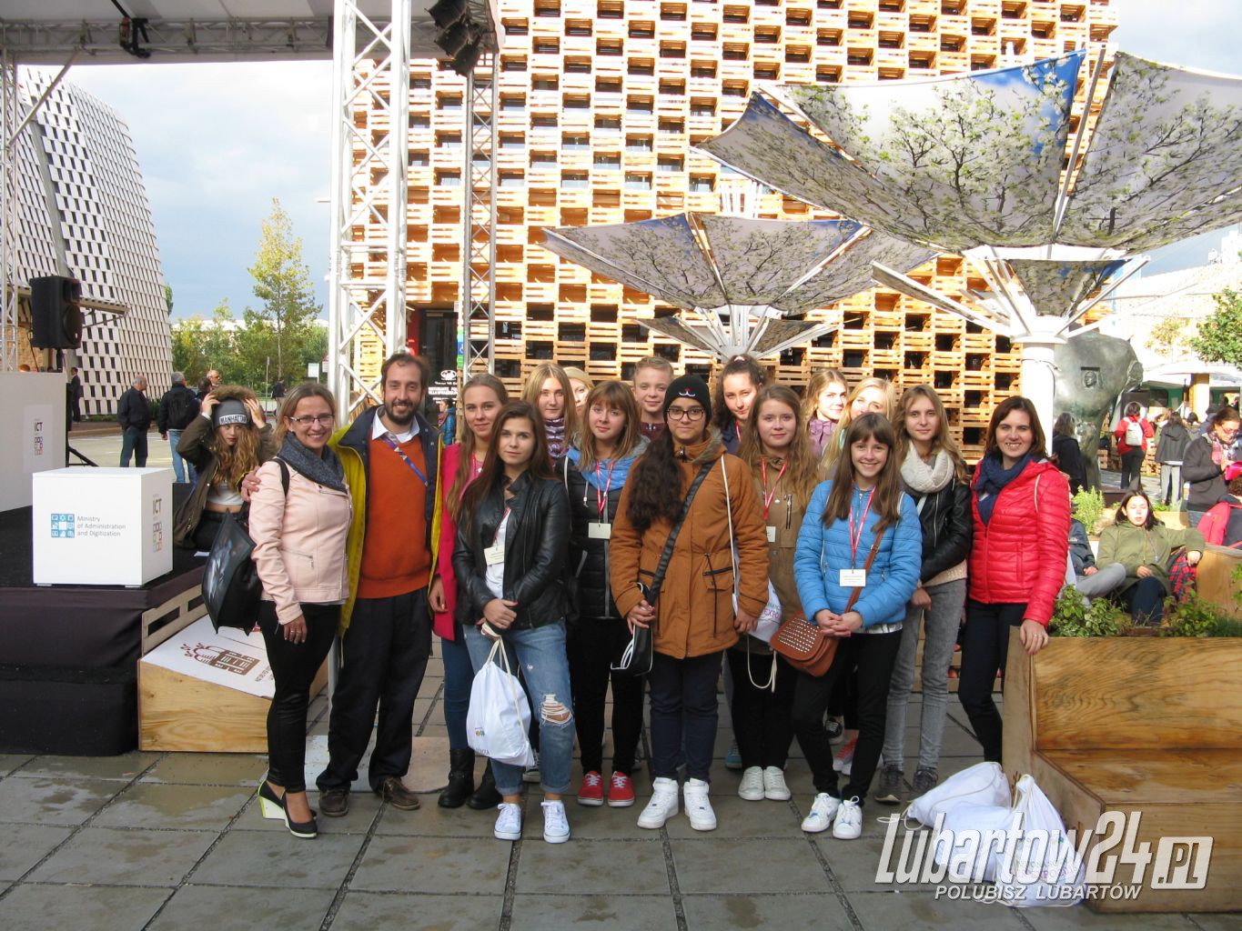 Gimnazjum w Niedźwiadzie na EXPO 2015
