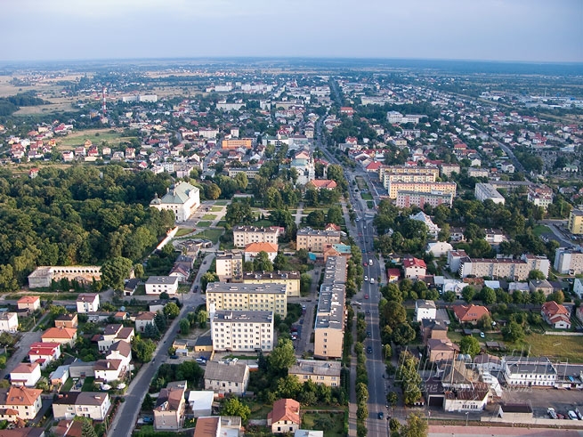 Lubartów z lotu ptaka