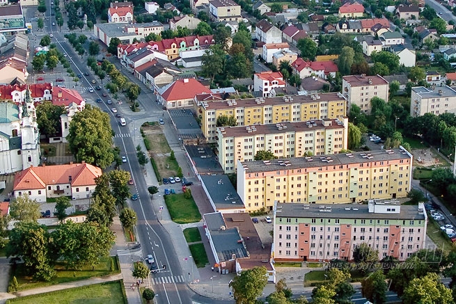 Lubartów z lotu ptaka