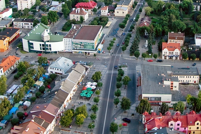 Lubartów z lotu ptaka