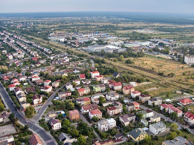 Lubartów z lotu ptaka