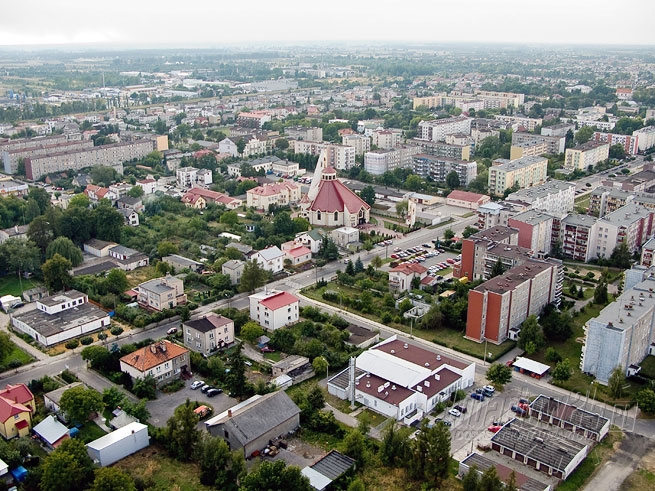 Lubartów z lotu ptaka