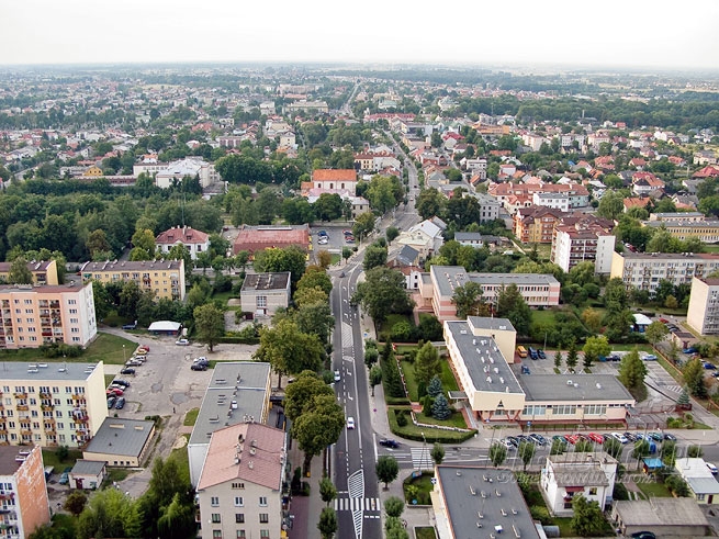 Lubartów z lotu ptaka