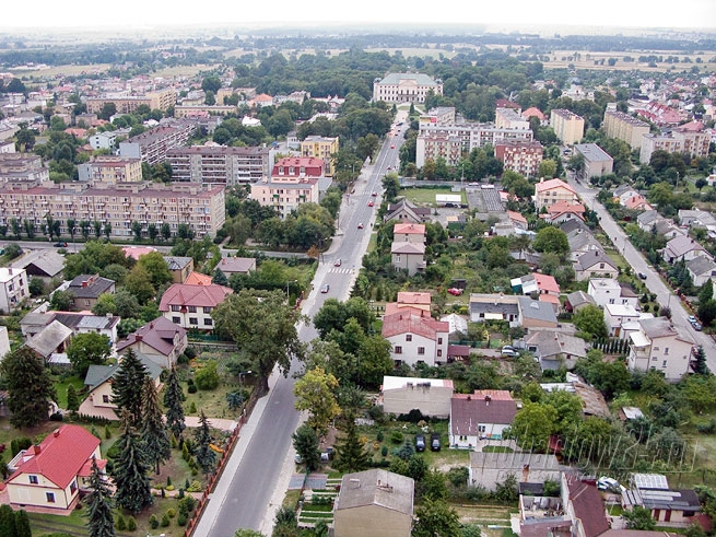 Lubartów z lotu ptaka
