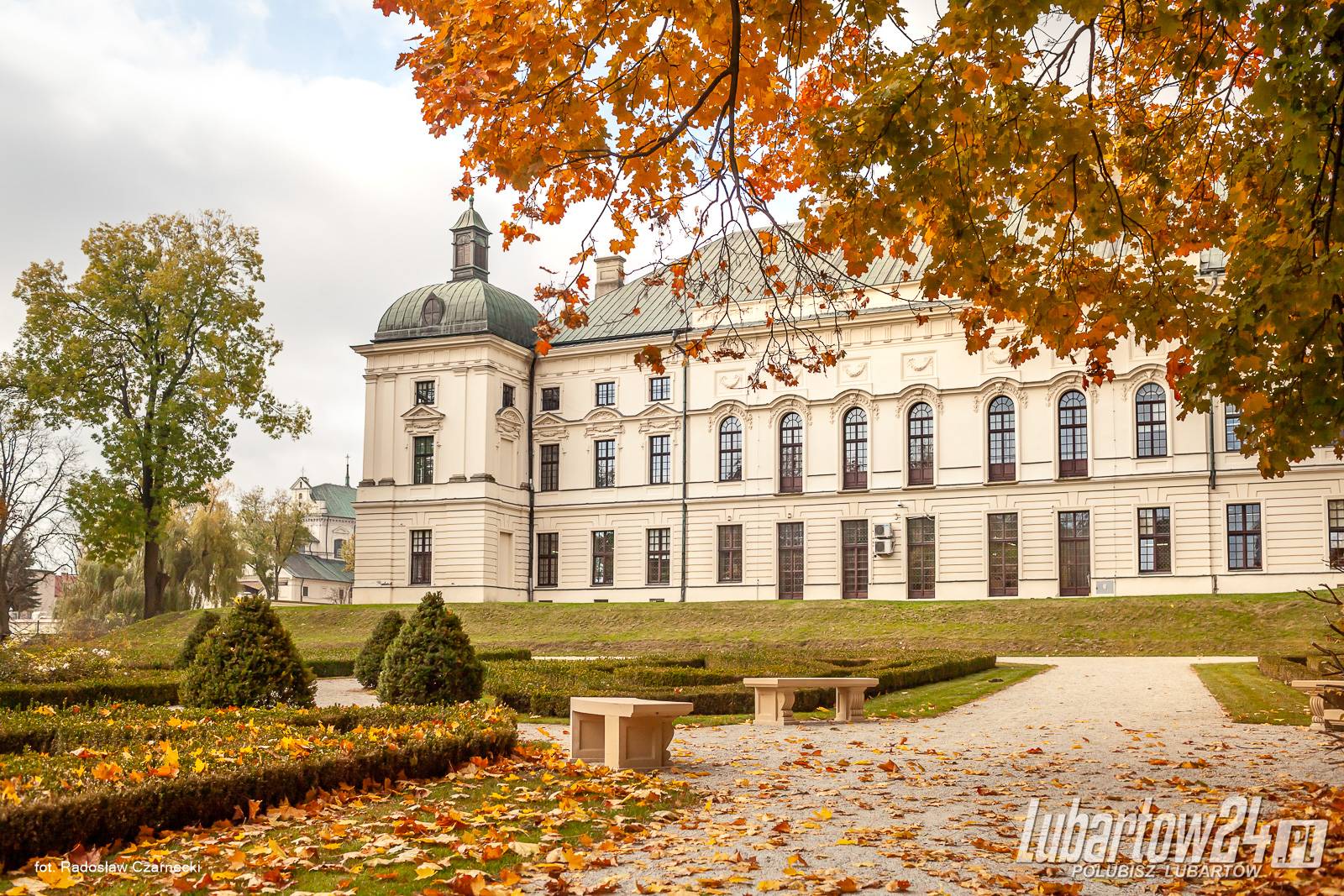 Jesień w lubartowskim parku