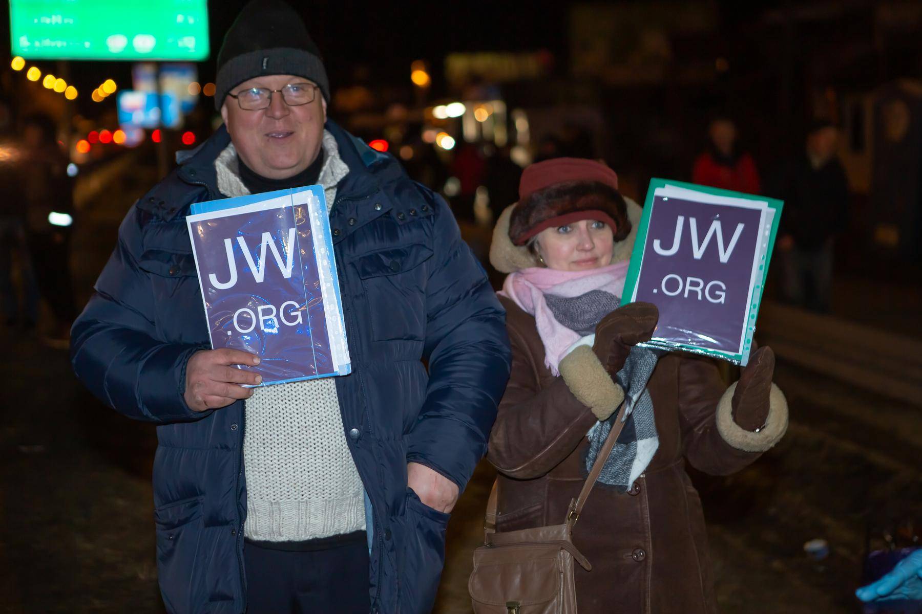 Świadkowie Jehowy na przejściu granicznym w Dorohusku
