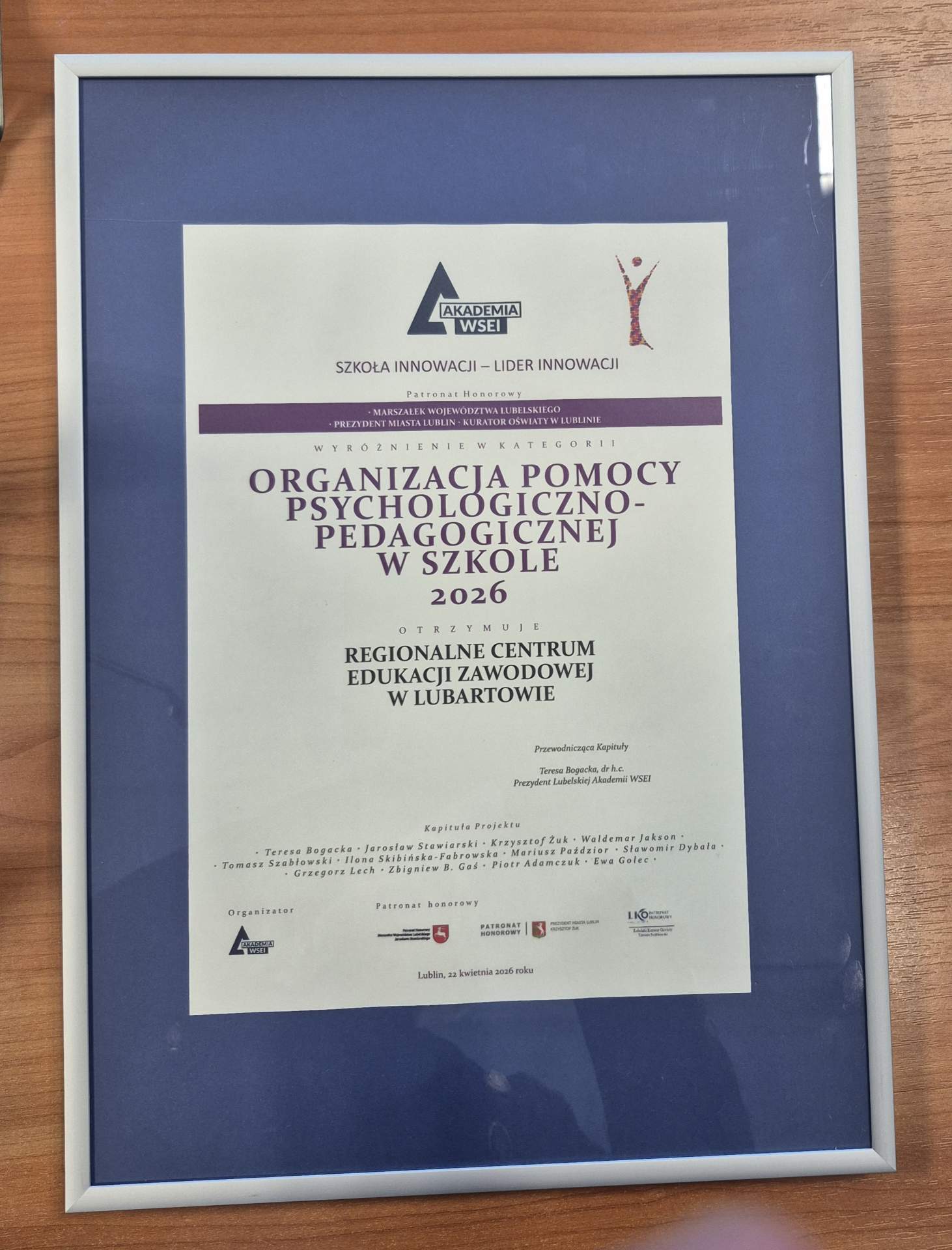 RCEZ z tytułem Lidera Innowacji