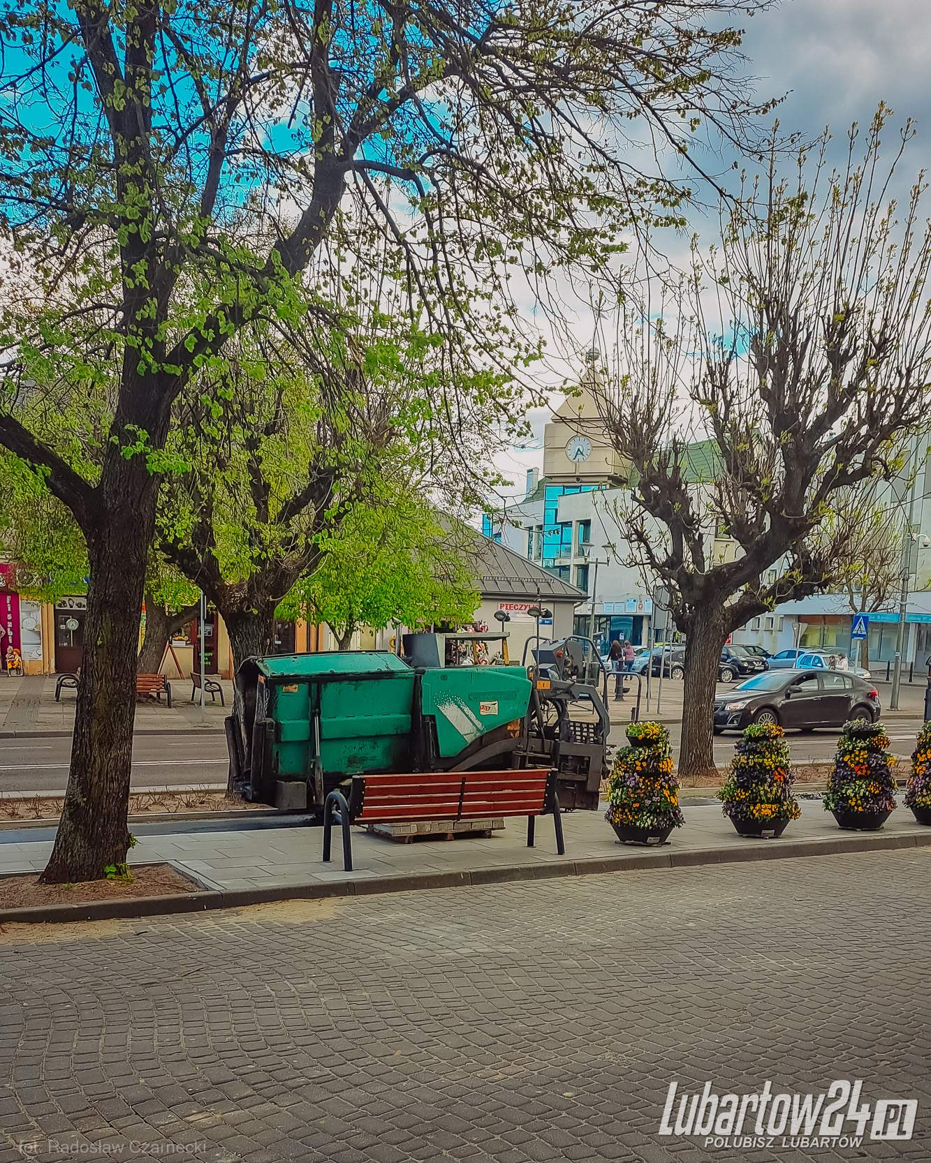 Ścieżka rowerowa w centrum Lubartowa