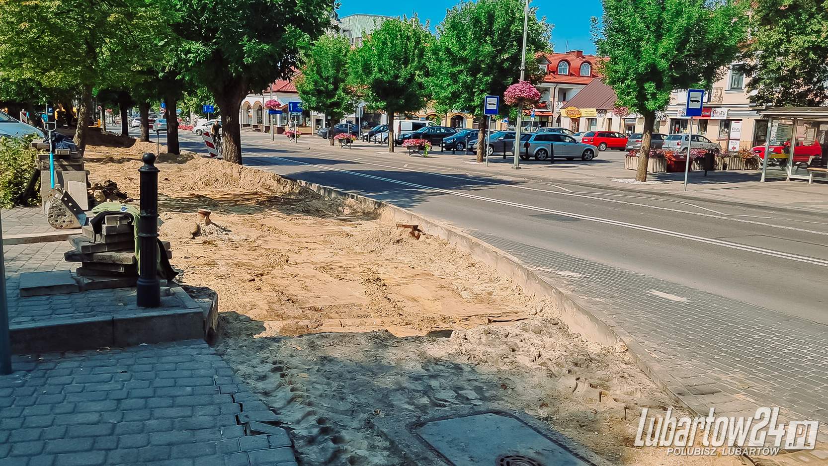 budowa ścieżki rowerowej przy Lubelskiej