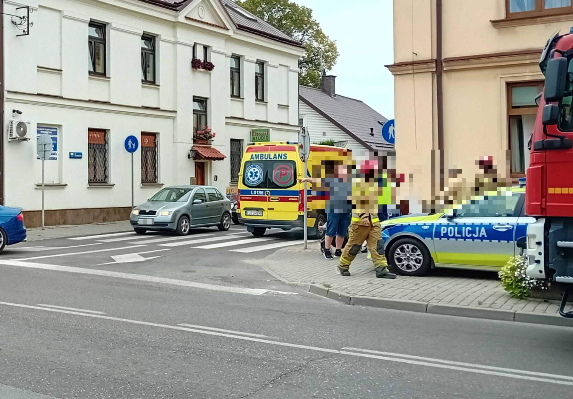 zderzenie przy gminie
