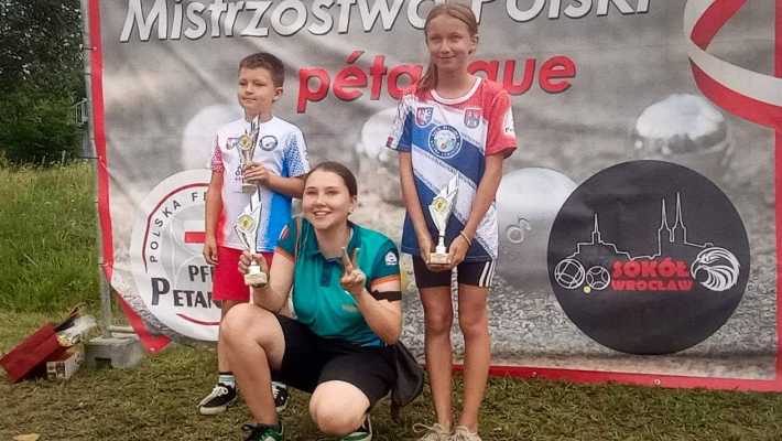 Młodzi zawodnicy Klubu Petanque Wieprz Lubartów wicemistrzami Polski