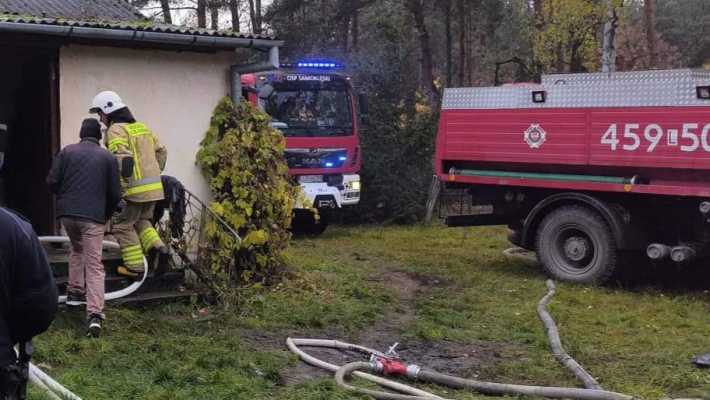 Pożar domu w gminie Kamionka. Nie żyją dwie osoby