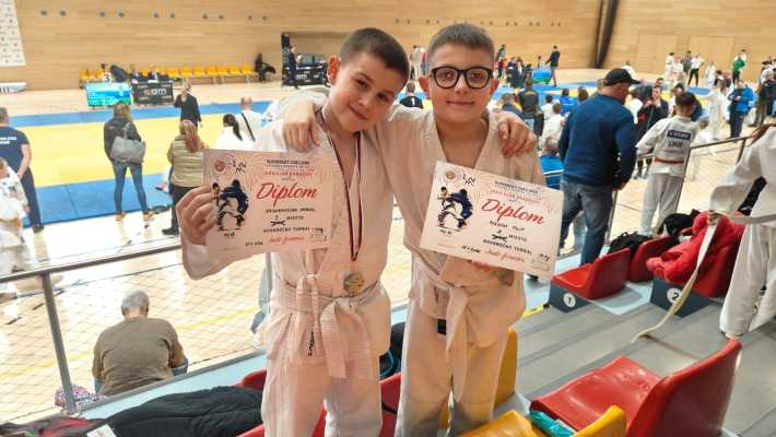 Młodzi zawodnicy LASW na Noworocznym Turnieju Judo w Słowacji