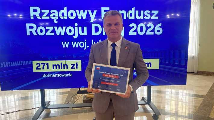 Gmina Firlej z rządowym dofinansowaniem na drogę