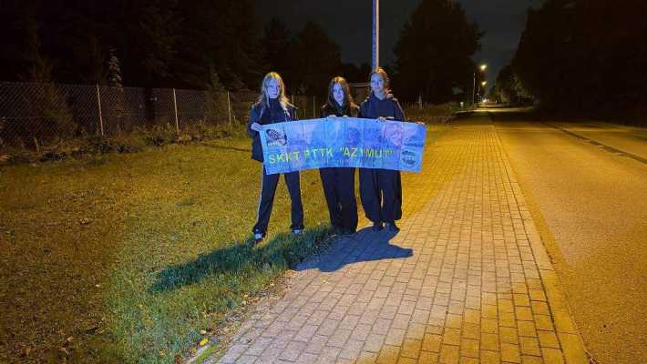 Nocne Marsze na Orientację uczniów II LO w Lisowie