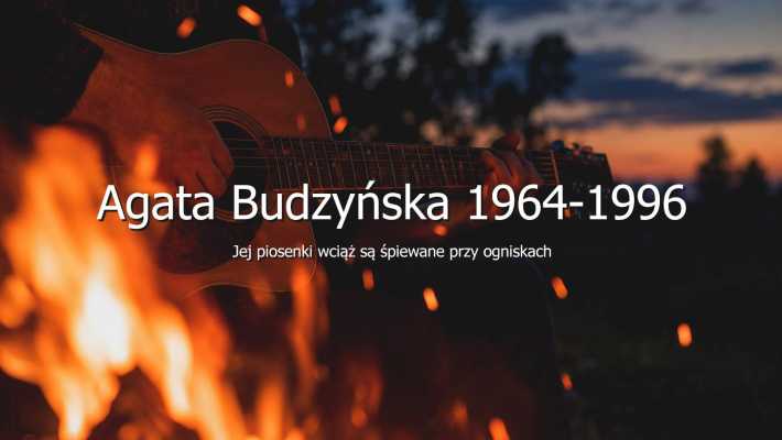 30 lat temu odeszła Agata Budzyńska. Jej piosenki wciąż są śpiewane