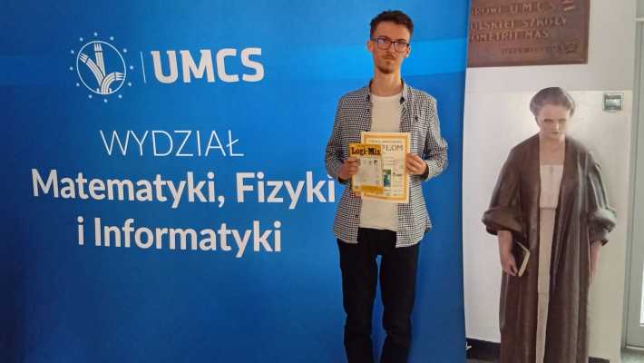 Uczeń II LO trzeci na Lubelszczyźnie w rozwiązywaniu łamigłówek