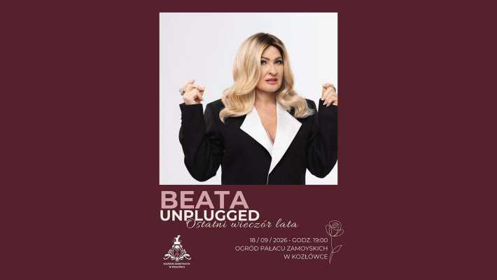 Koncert Beaty Kozidrak w ogrodach Pałacu Zamoyskich w Kozłówce