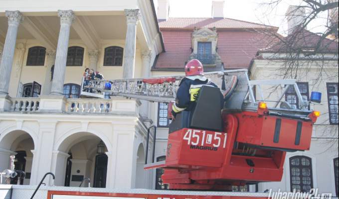 Ogień w Muzeum Zamoyskich