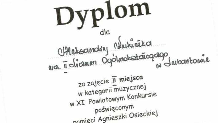 O sukcesach uczniów II LO