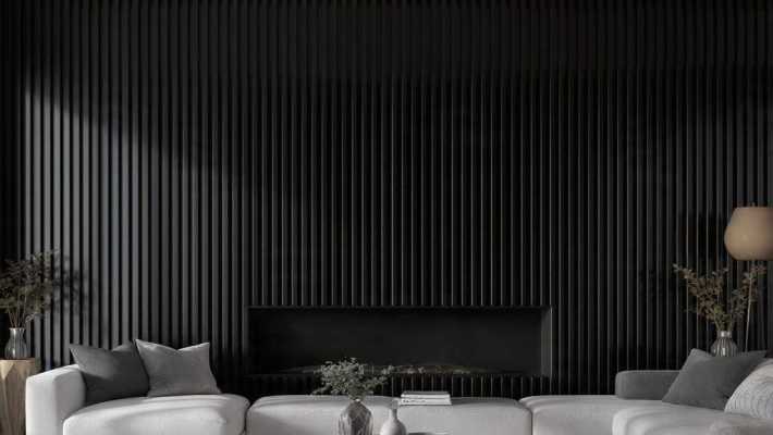 Gdzie zastosować lamele czarne w domu?