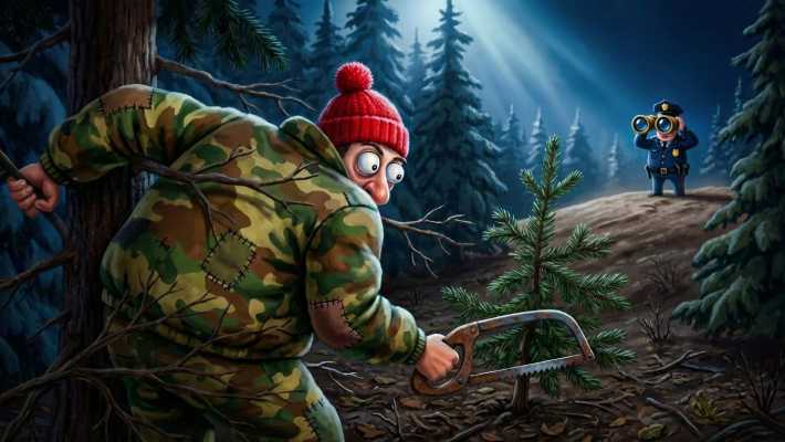 Policja i Straż Leśna ruszają w lasy pilnować choinek