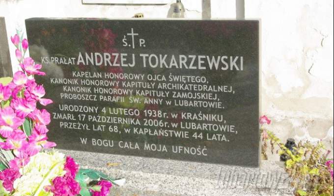 W niedzielę Msza św. w intencji śp. Prałata Tokarzewskiego
