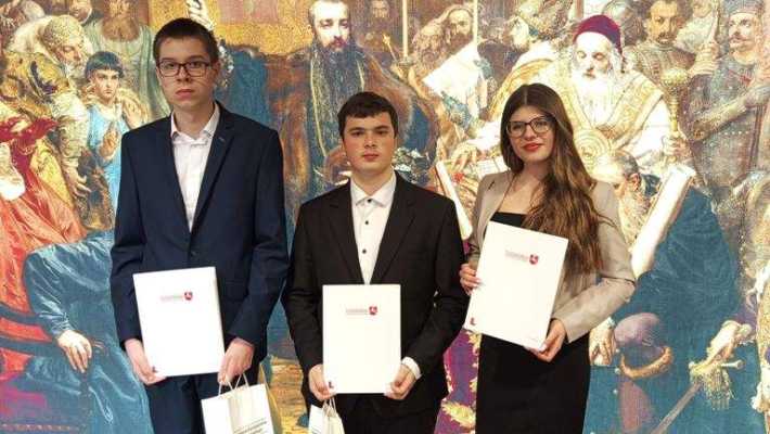 Stypendyści na uroczystej Gali